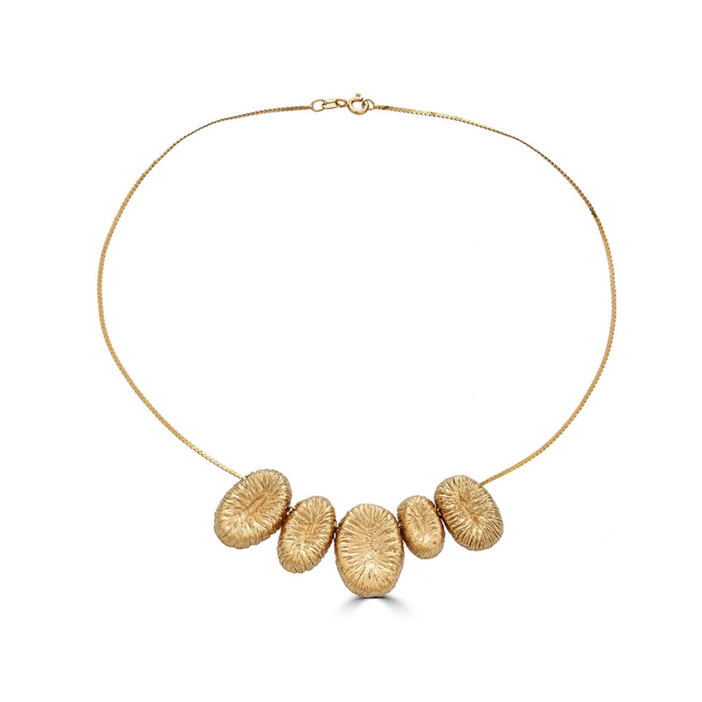 18K Gold-Plated Silver Loose Designer Necklace on IndieFaves