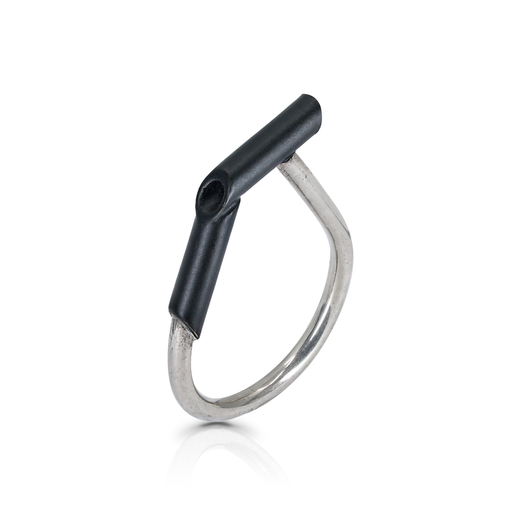 Black and Silver Designer Ring on IndieFaves