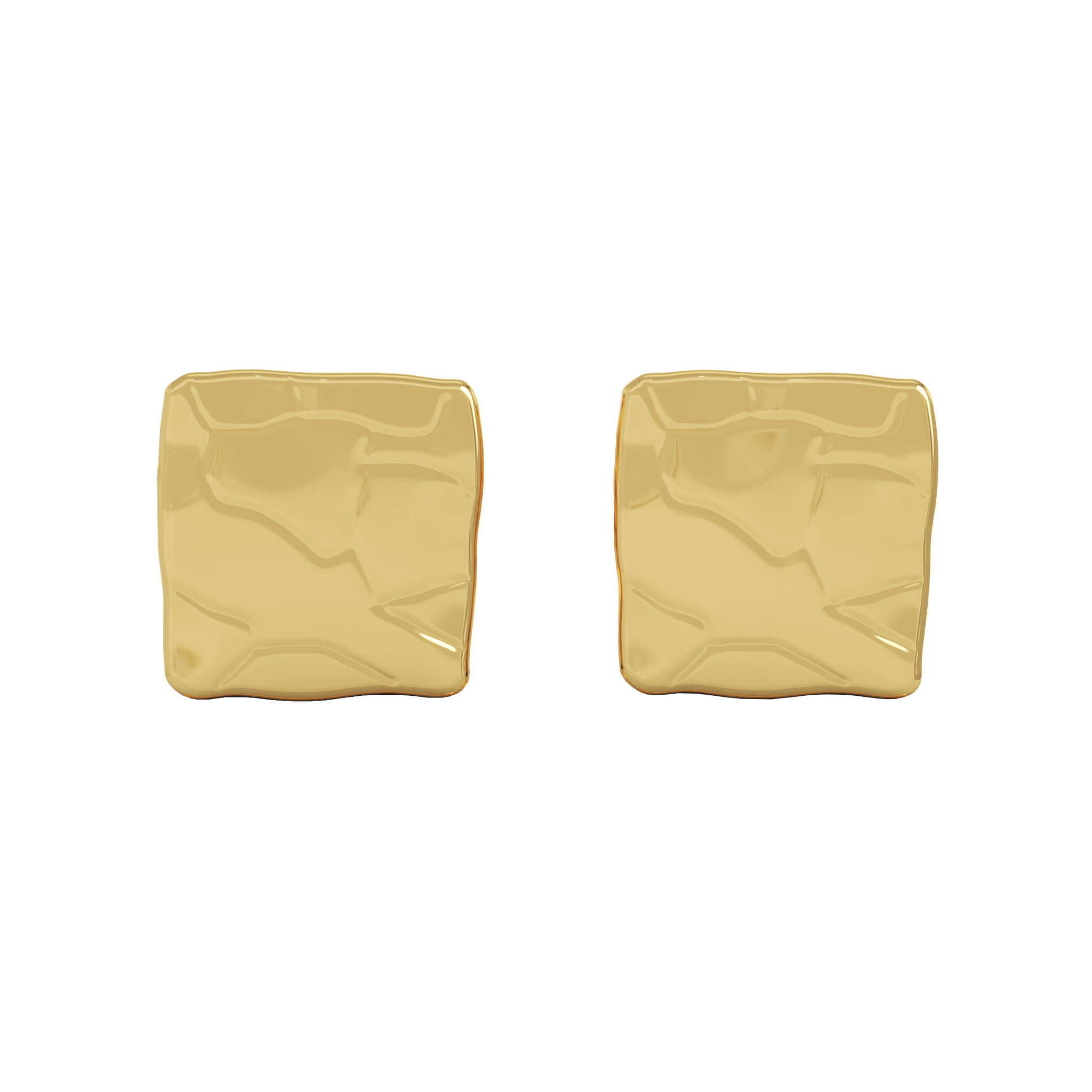 Hammered / Yellow Gold