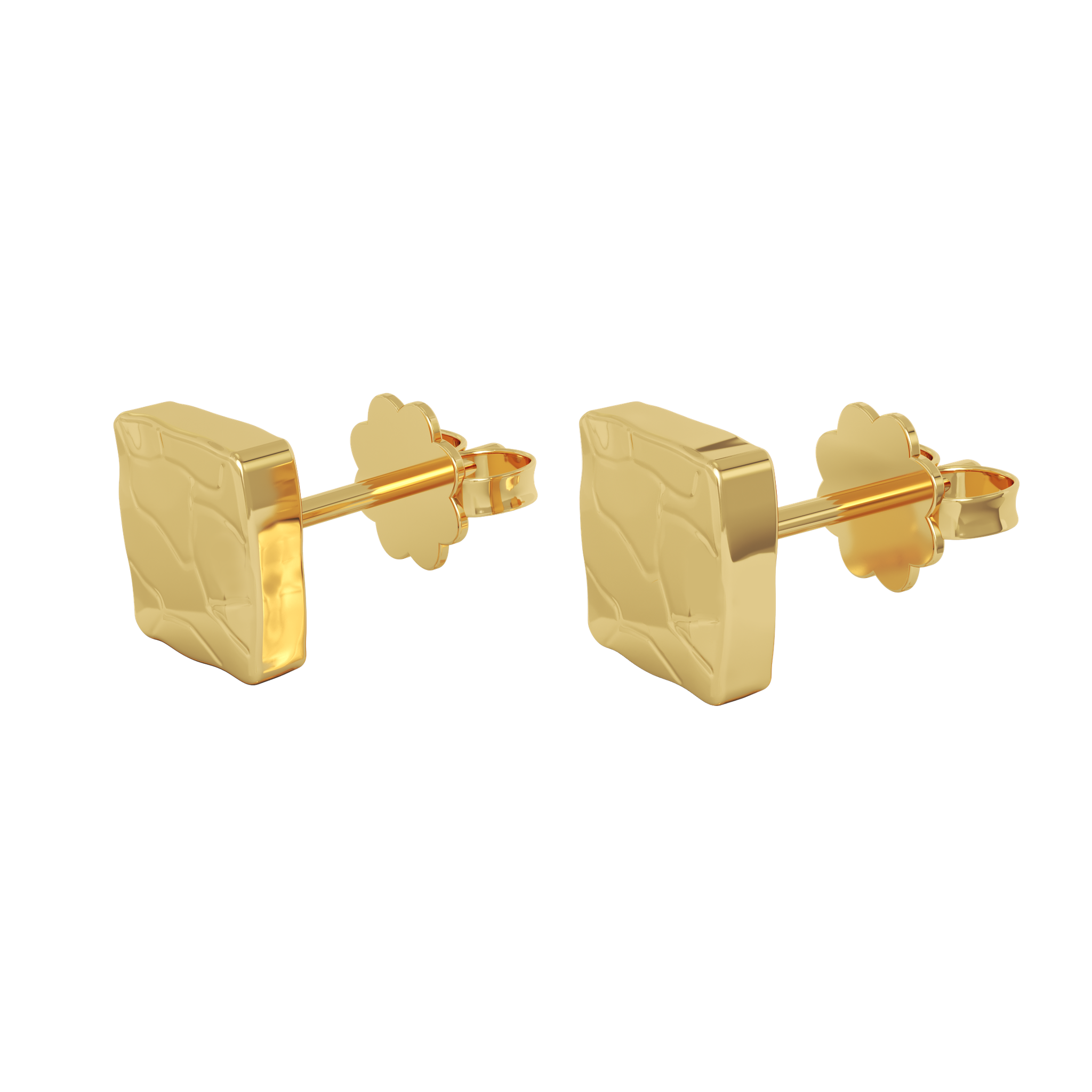 Hammered / Yellow Gold