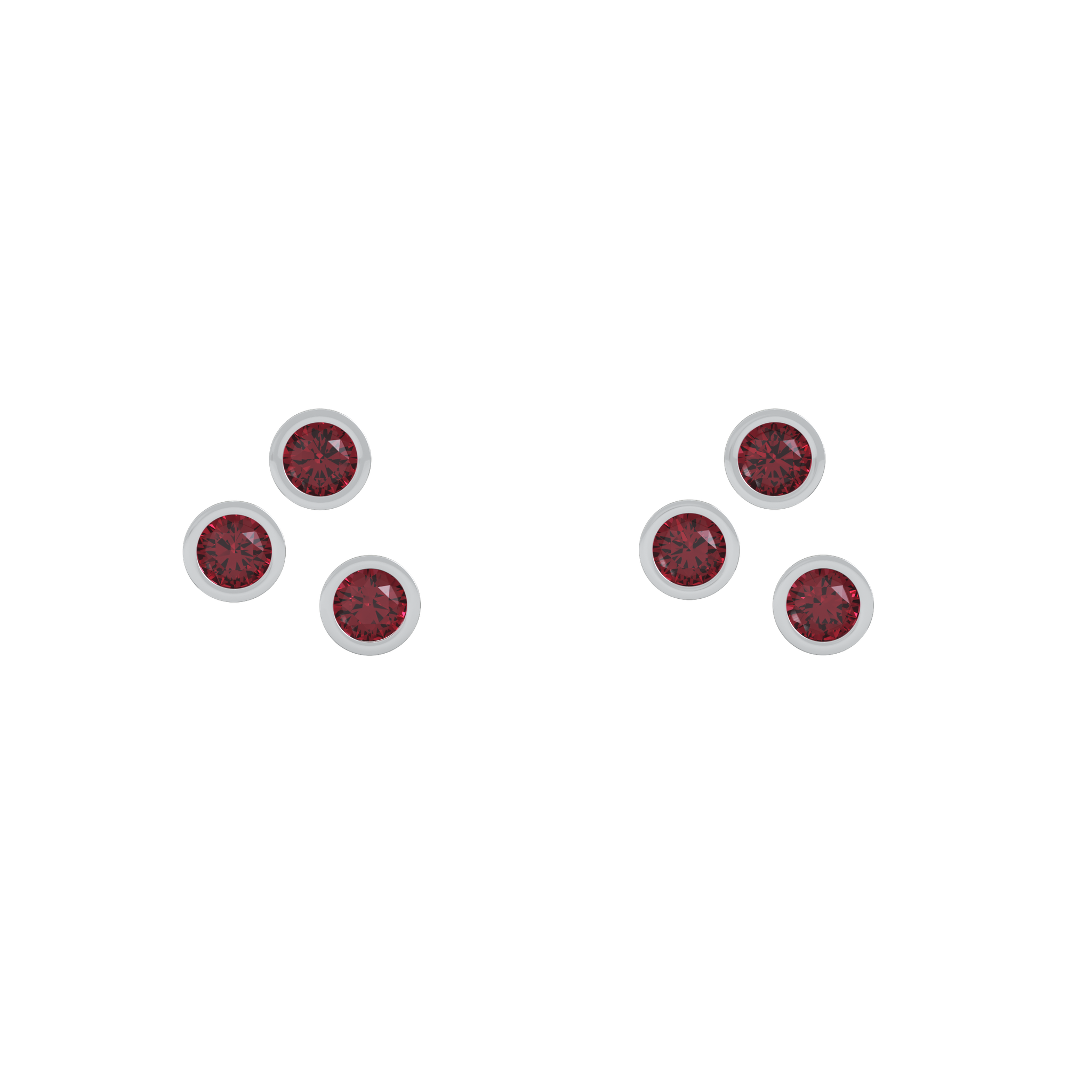 Ruby / White Gold