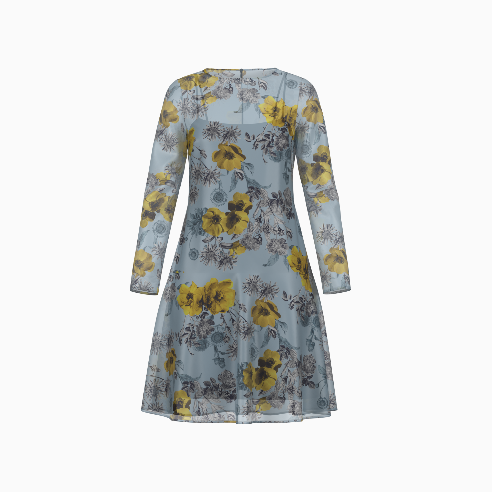 Chiffon / Blue