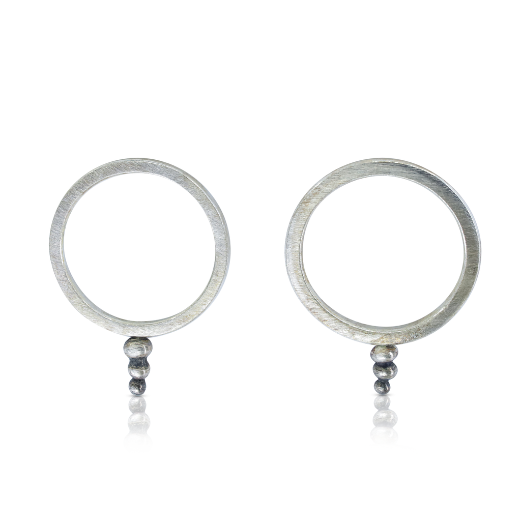 Zen Circle Designer Earrings on IndieFaves