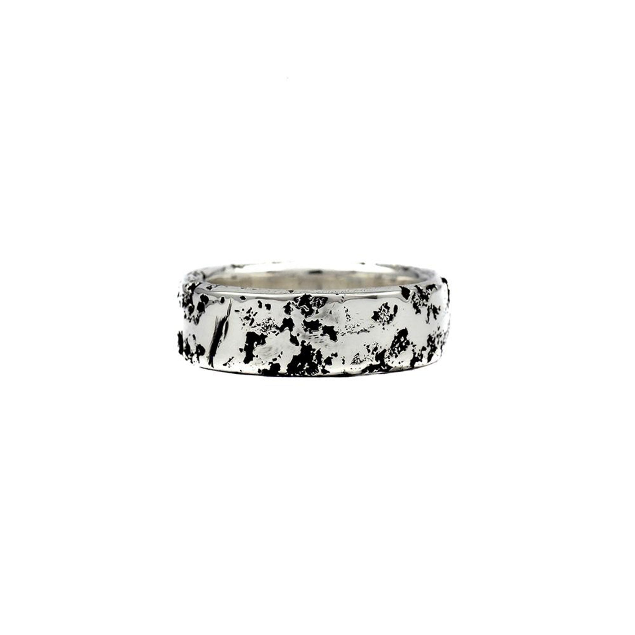 Men's Oxidized Sterling Silver Eon 8 Ring I IndieFaves