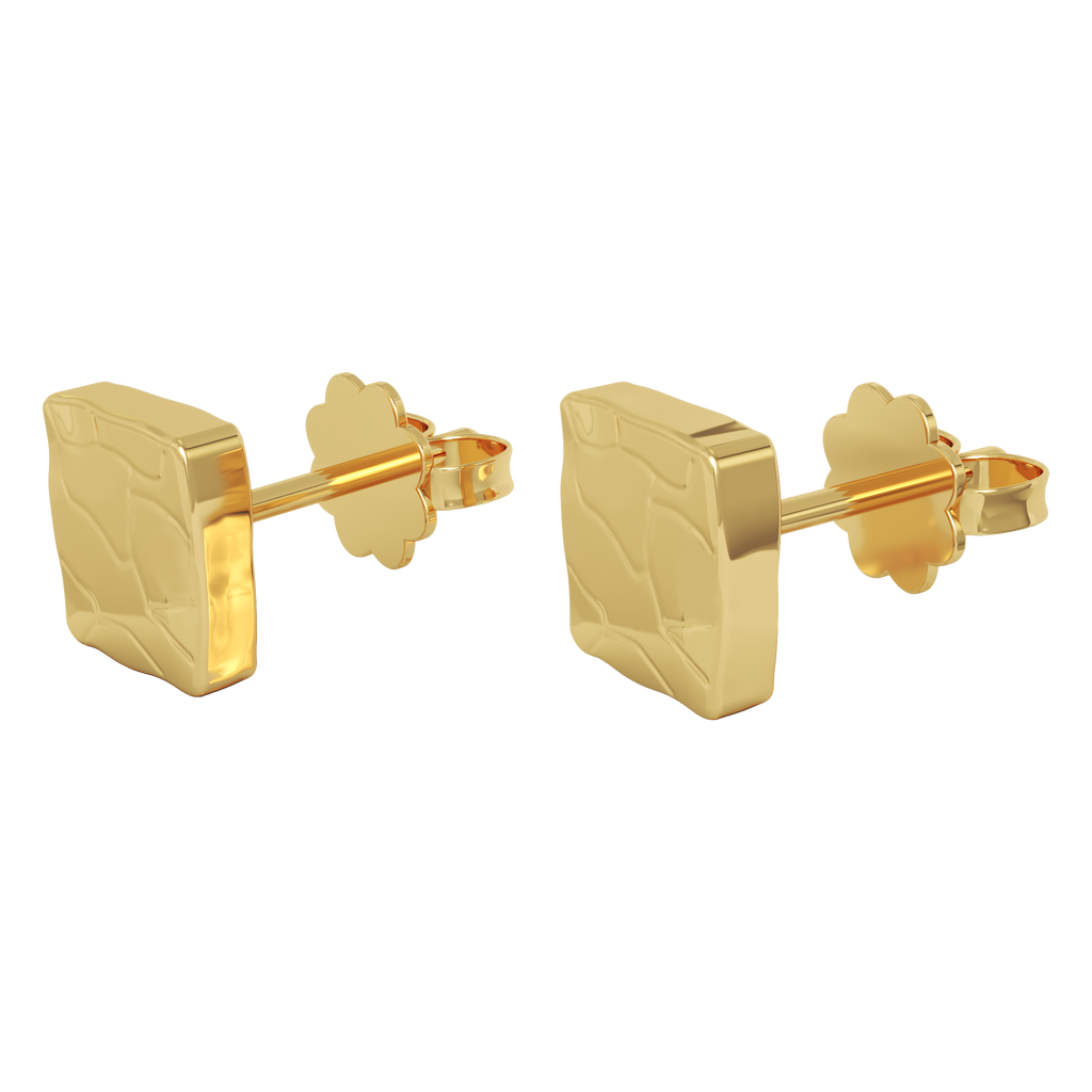 Ayesha Studio Yellow Gold with No Studs