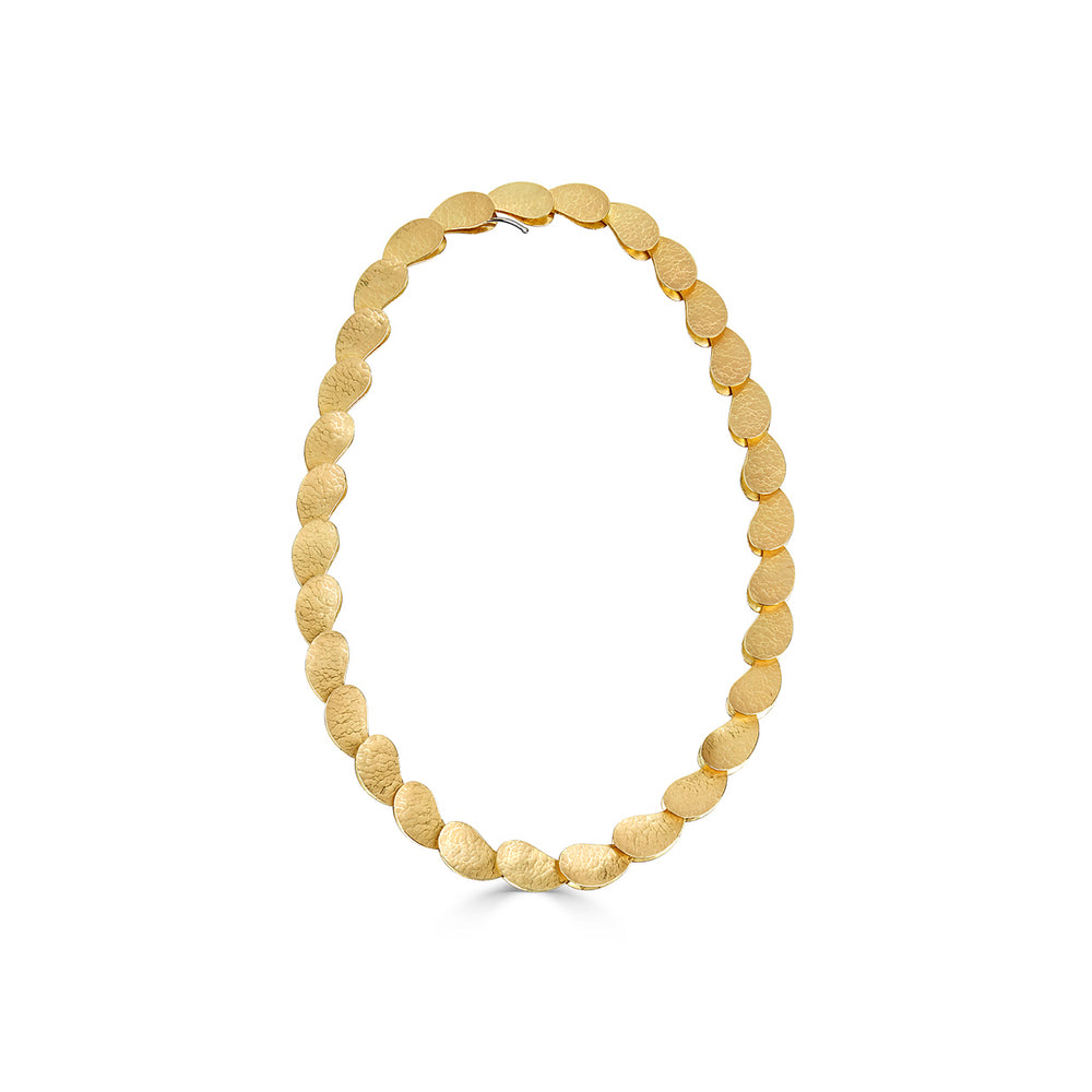 18K Yellow Gold Shadow Designer Necklace on IndieFaves