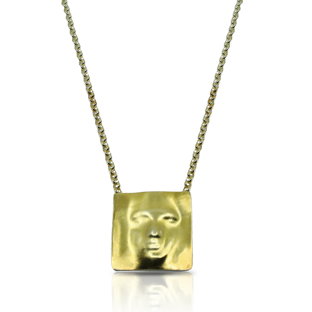 Linn Sigrid Bratland  - Gold Masquerade Designer Necklace on IndieFaves