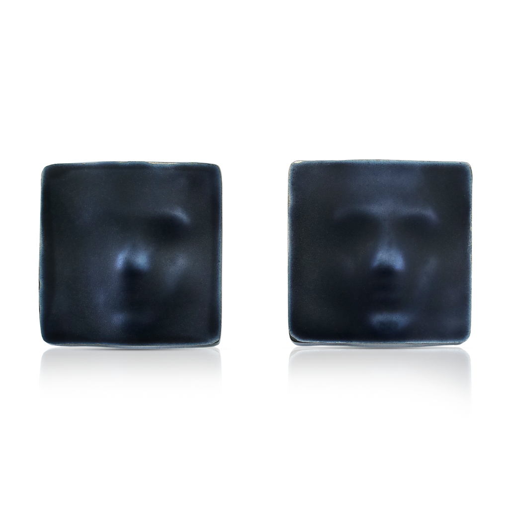 Linn Sigrid Bratland  -  Silver Maskerade Designer Earrings on IndieFaves