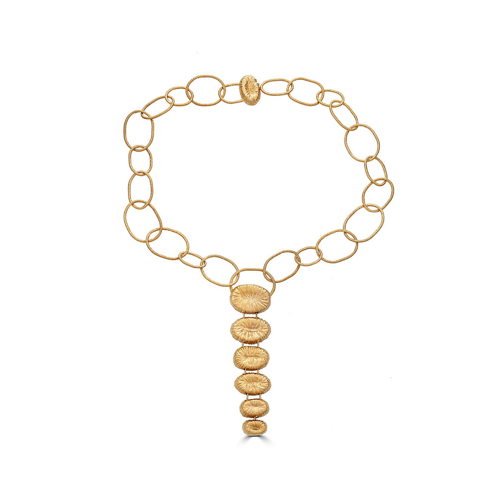 18K Gold-Plated Silver Chain Designer Necklace on IndieFaves