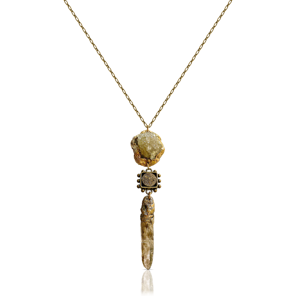 Pauletta Brooks - Triple Tier Quartz Designer Pendant on IndieFaves