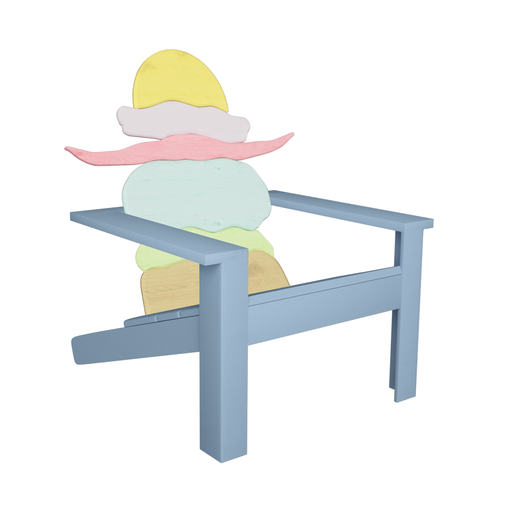 Blue Dessert Sunrise Chair