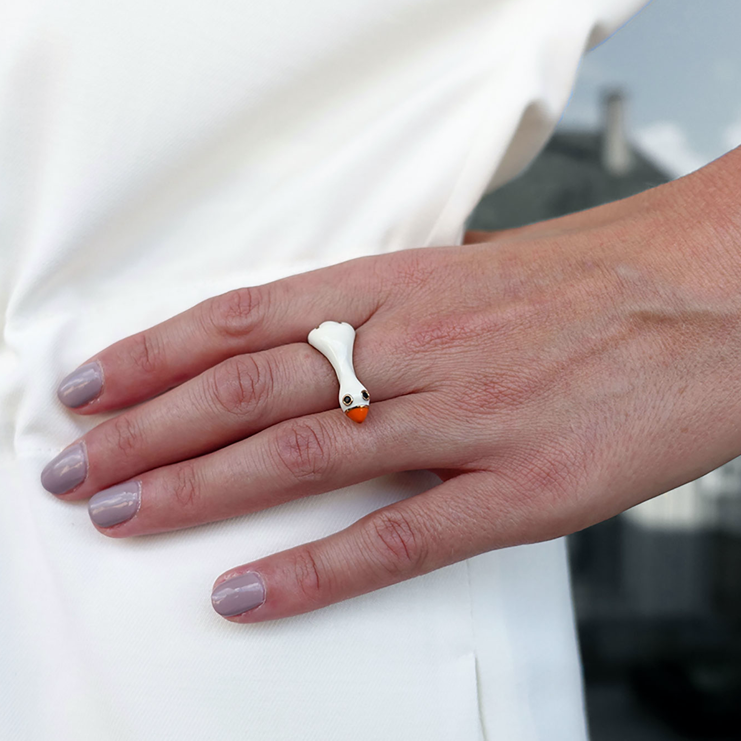 Goose band ring online